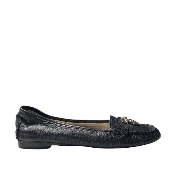 Michael Kors Black Leather Moccasin Loafers - Picture 9 of 9